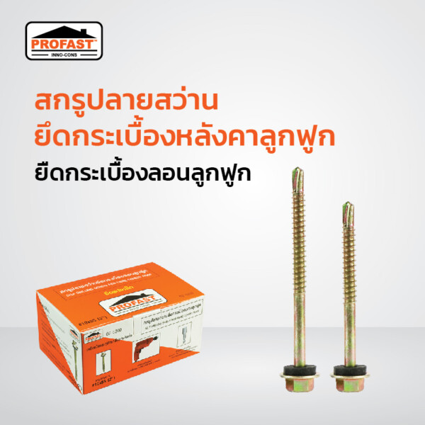 สกรูยึดลอนคู่